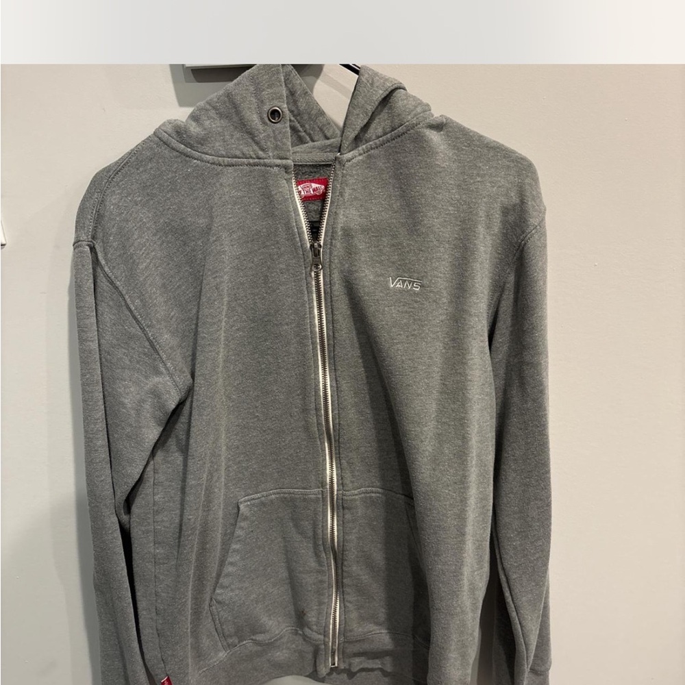 Vans Charcoal Full-Zip Hoodie